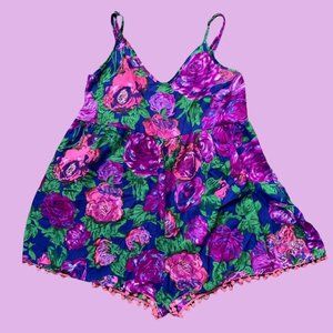 URBAN OUTFITTERS FLIRTY FLORAL HIPPIE‎ ROMPER
